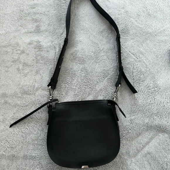 All Saints Captain Round Crossbody Bag - Picture 4 of 9